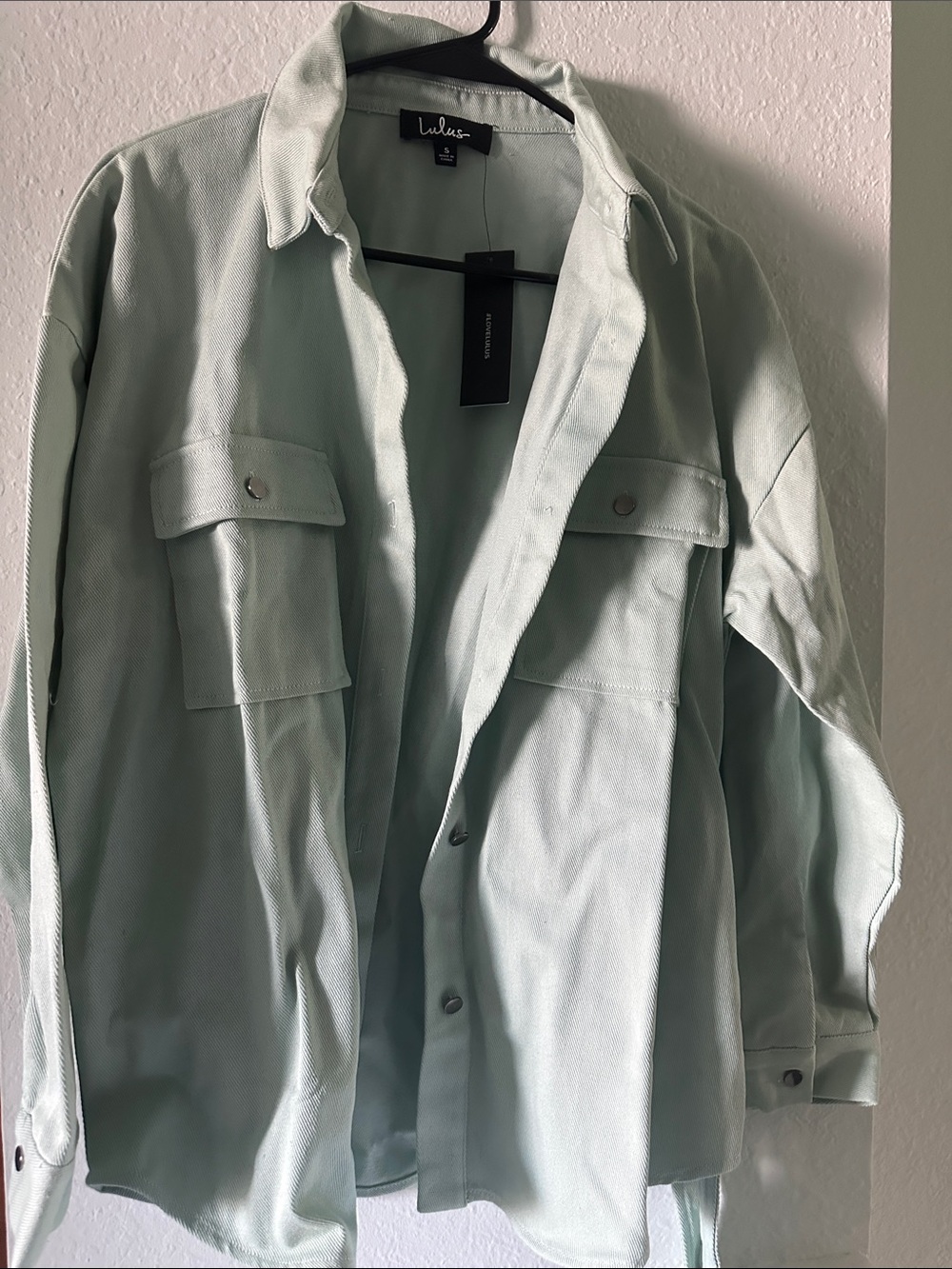 Lulu's Pale Sage Military Utility Jacket